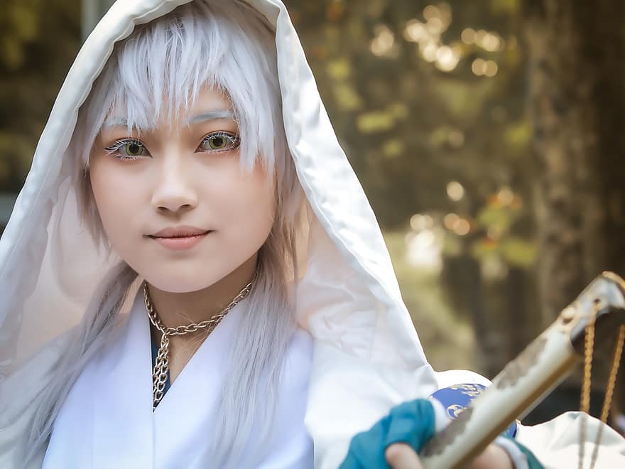 Cosplay, Girl, Costume, Makeup, Face, Woman, Female, Young, Person, Cosplayer, Beautiful