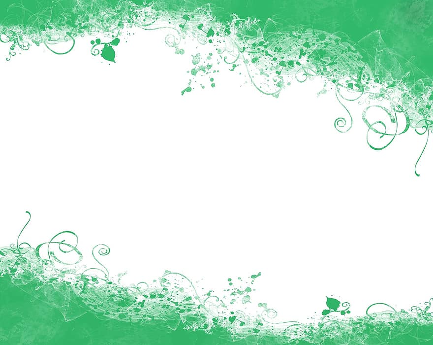 Background, White, Green