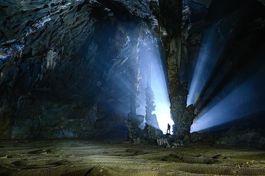 洞窟、風景、遺産、自然、探査、雄大な、地下、神秘、岩、ダーク、鉱業