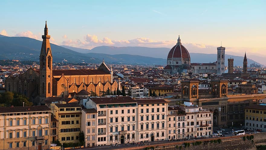 Stadt, Reise, Tourismus, Italien, Florenz, Kirche