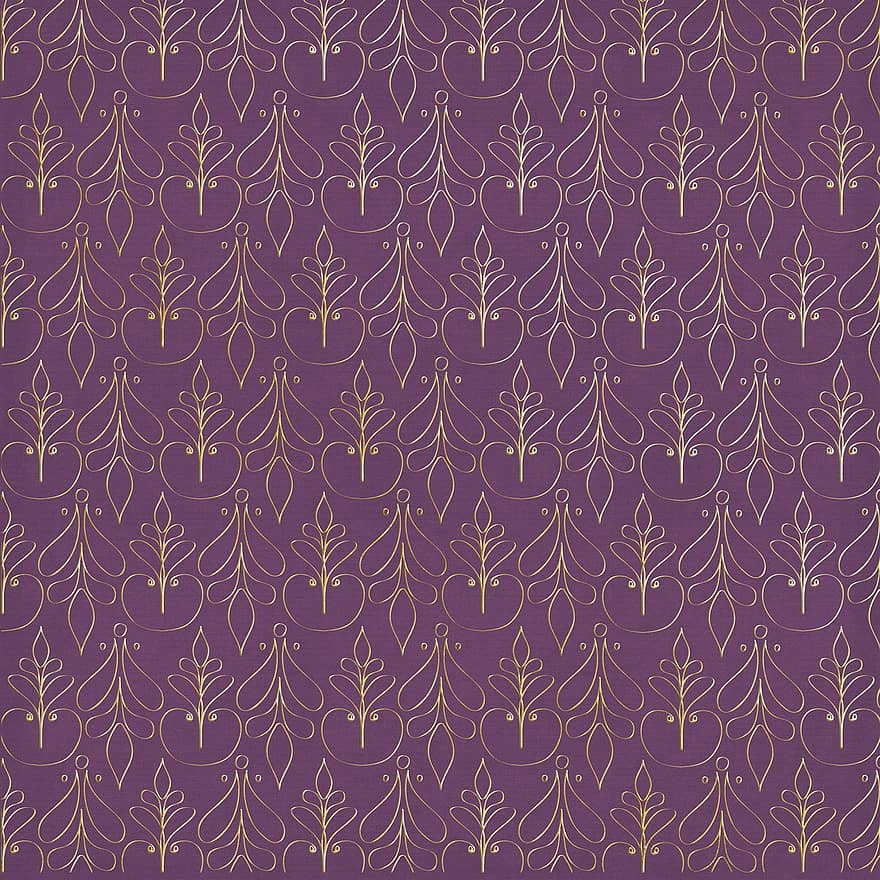 Purple And Gold Foil, Digital Background, Digital Paper, Pattern, Paper, Template, Decorative, Vintage, Meeting, Scrapbooking, Romantic