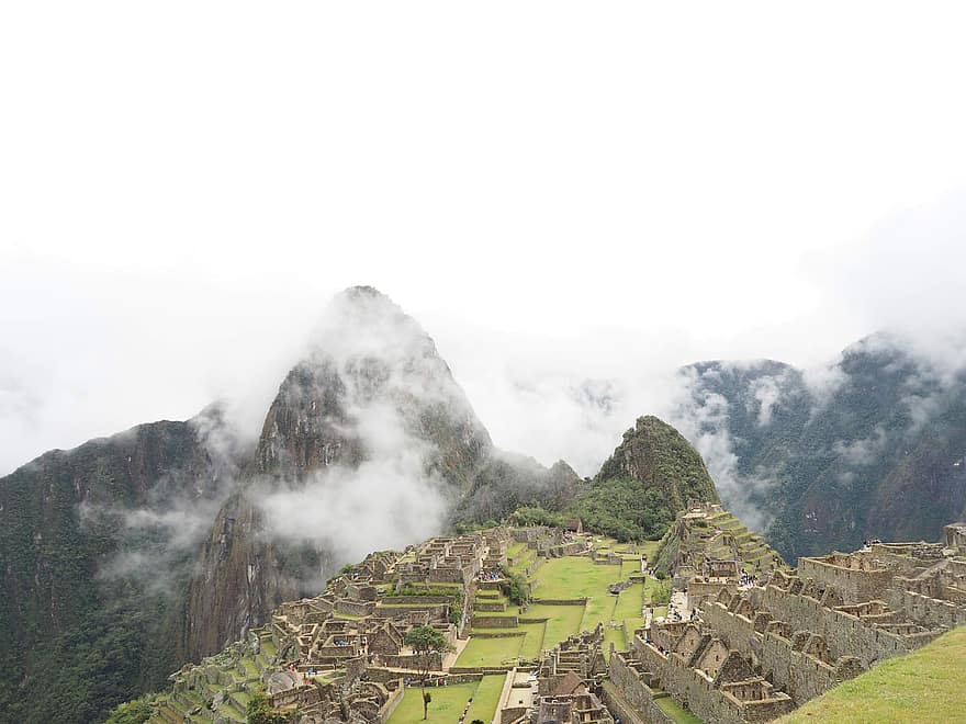Machu Picchu, ruínas, Peru, Cidadela Inca, Cultura Inca