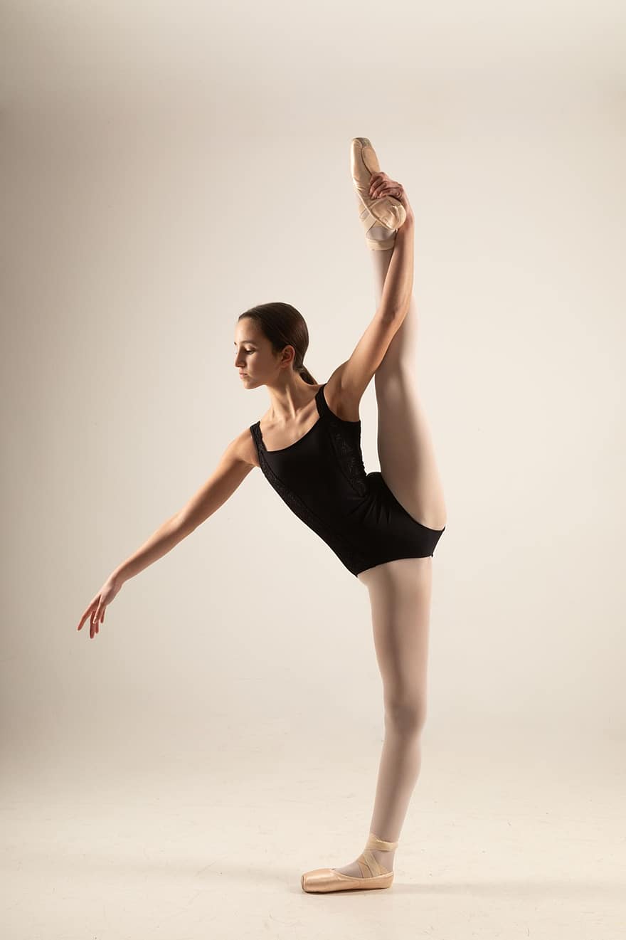 ballett, danser, danse, woma, fleksibilitet, kvinner, sport, én person, dans, ballettdanser, utøver