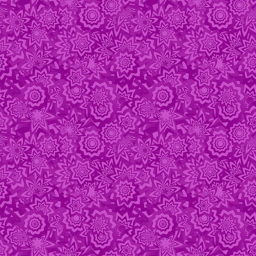 Purple, Pattern, Wallpaper, Shapes, Decoration, Abstract, Backdrop, Creative, Floral, Flower, Geometric