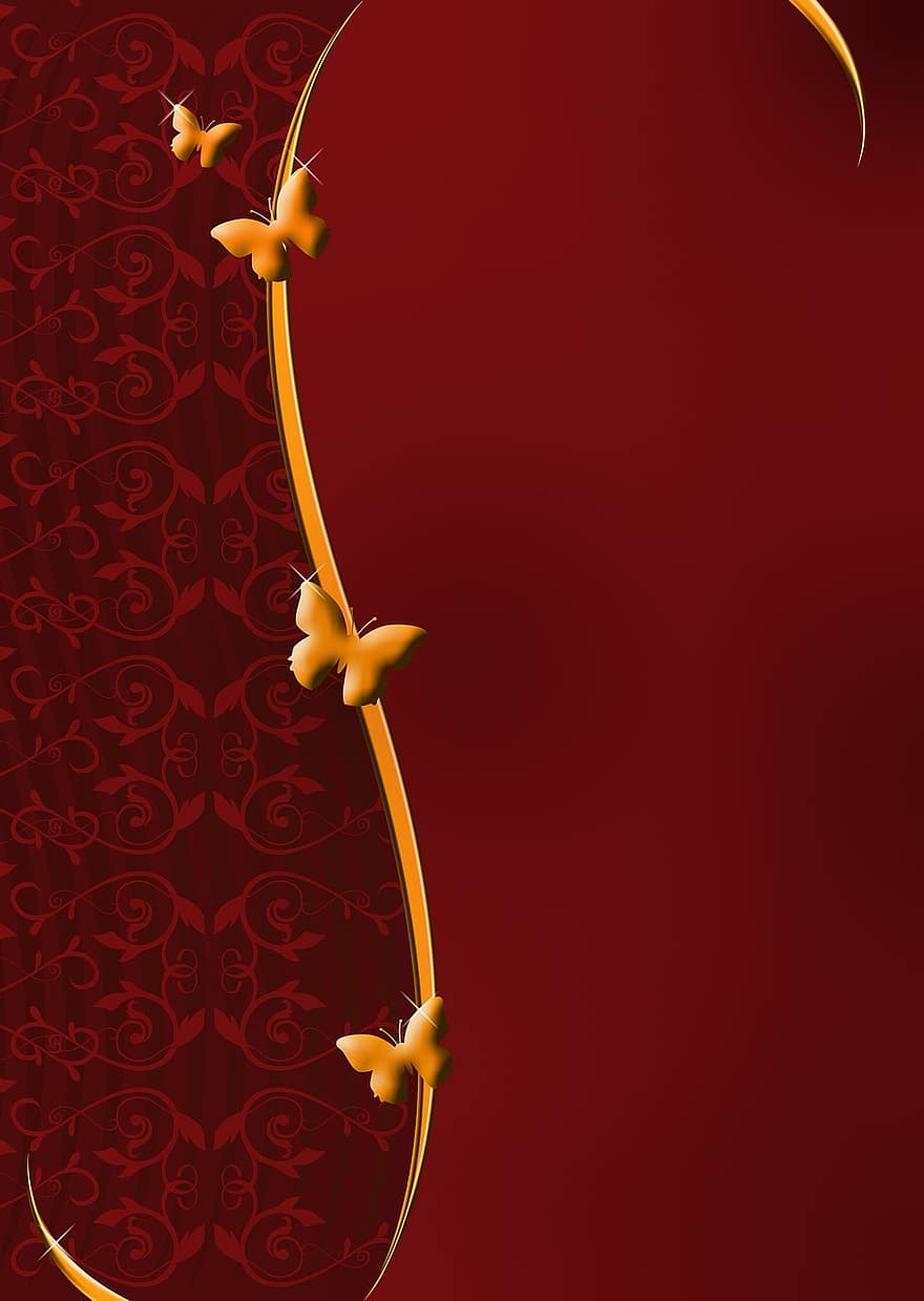 인사말 카드, 초대, 빨간, 금, 세례반, 제목 페이지, 무늬, 디자인, 생일, 지도, 축하