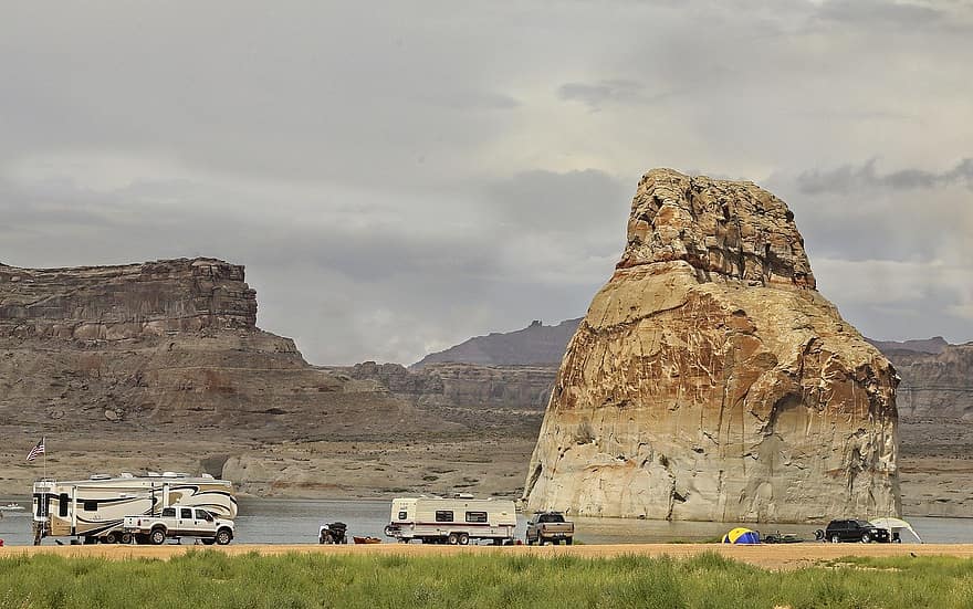 rock formations, camping, nature