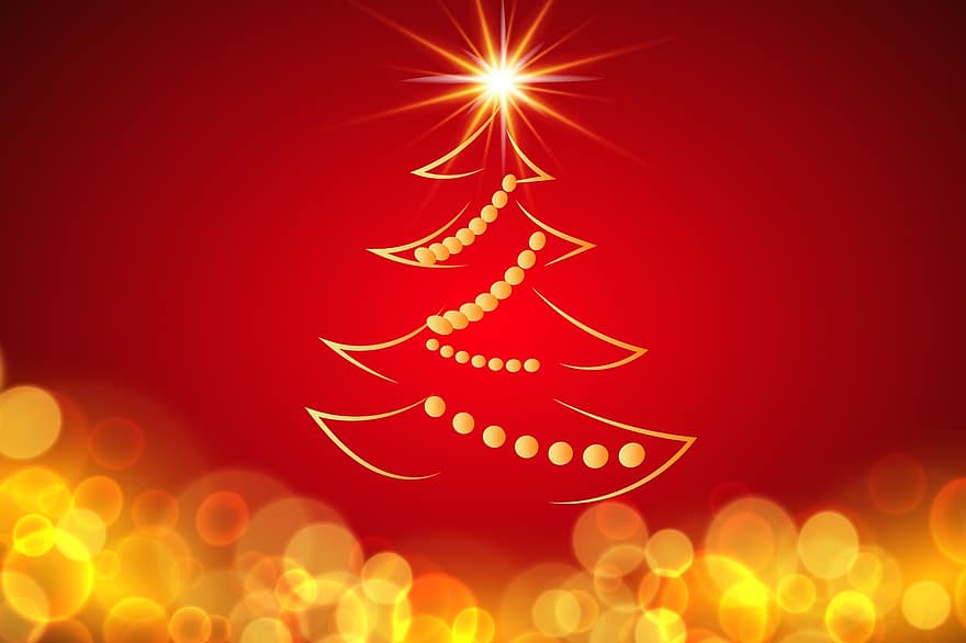 Kerstmis, kerstboom, achtergrond, backdrop, rood, wit, vrolijk kerstfeest, vakantie, elegant, ontwerp, groet