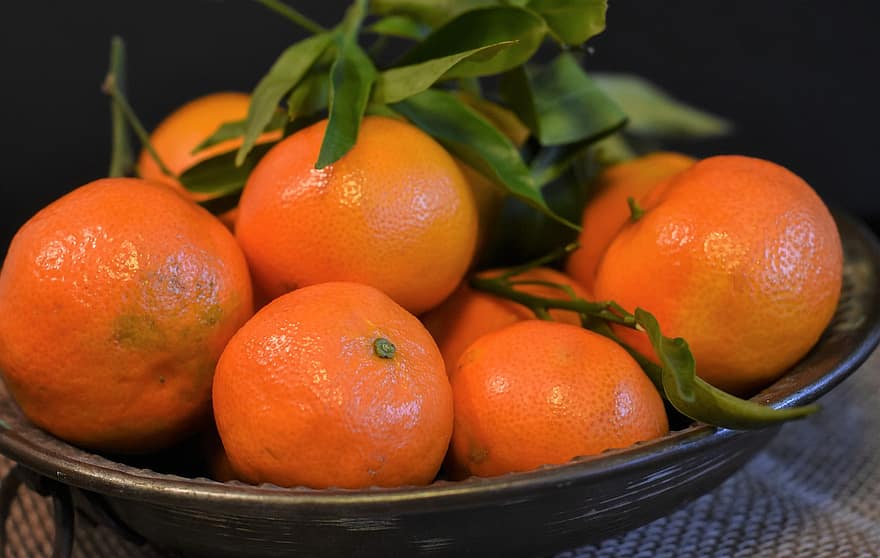 mandariner, frukt, stilleben, mat, oransje, sitrus, organisk, produsere, sunn, ernæring
