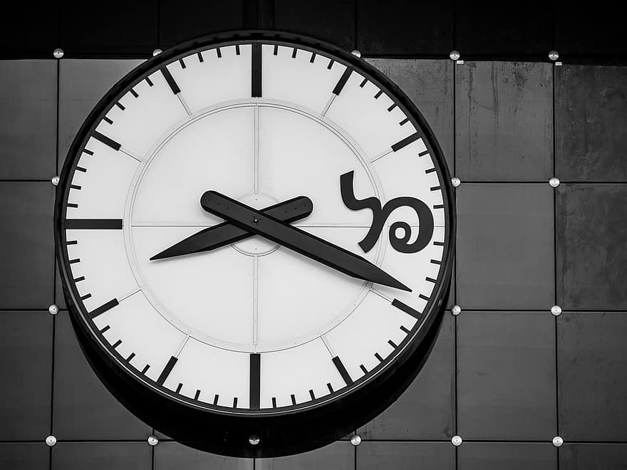 pulkstenis, laiks, centrālā stacija, Bangs Sjū, Taizeme