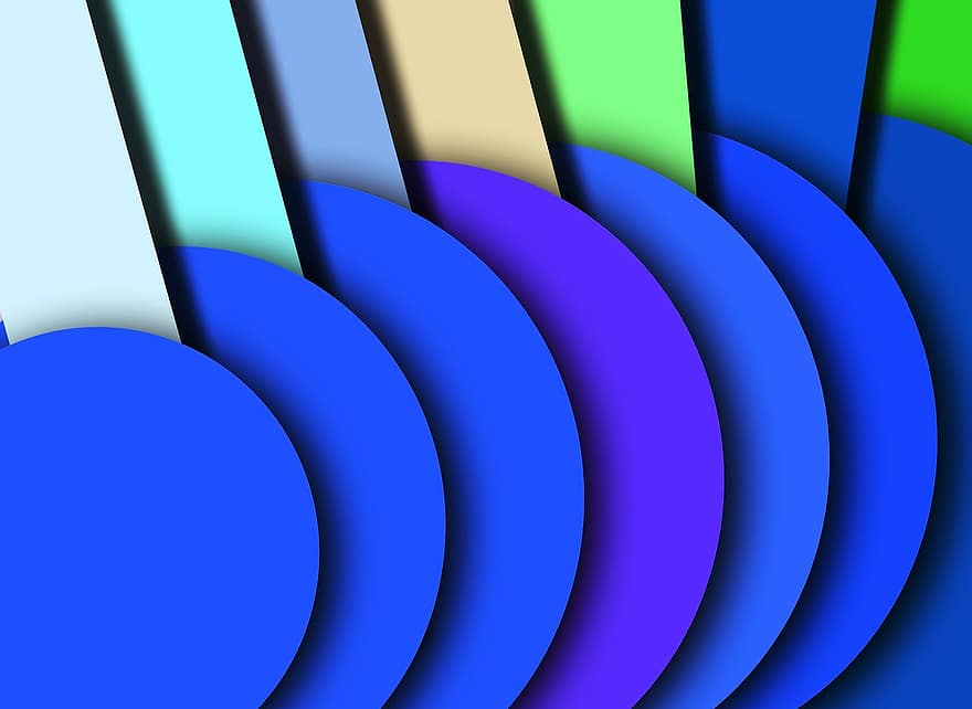 Background, Abstract, Form, Round, Pattern, Backgrounds, Homepage, Blue