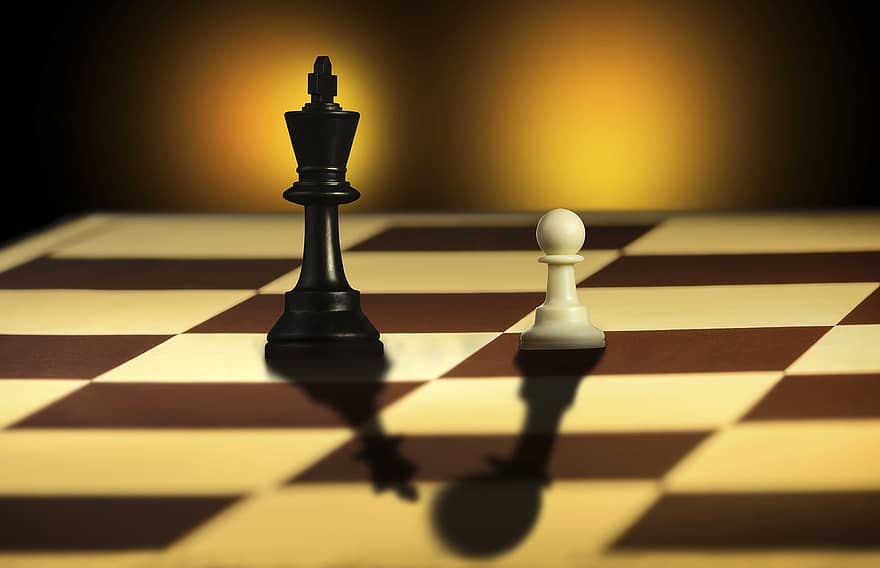 sjakk, borde, strategi, konge, spille, hvit, ledelse, spill, figur, intelligens, utfordring