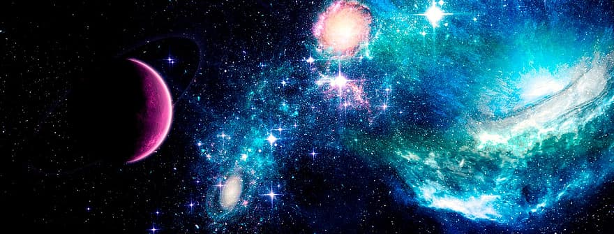 пространство, планета, звезды, космос, научно-фантастический, научная фантастика, туманность, вселенная, галактика, астрономия, наука