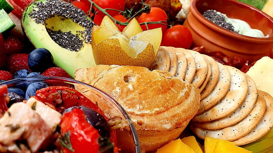 Charcuteri Board, Beitefat, Snack tallerken, forrett, mat, friskhet, gourmet, måltid, tomat, nærbilde, frukt