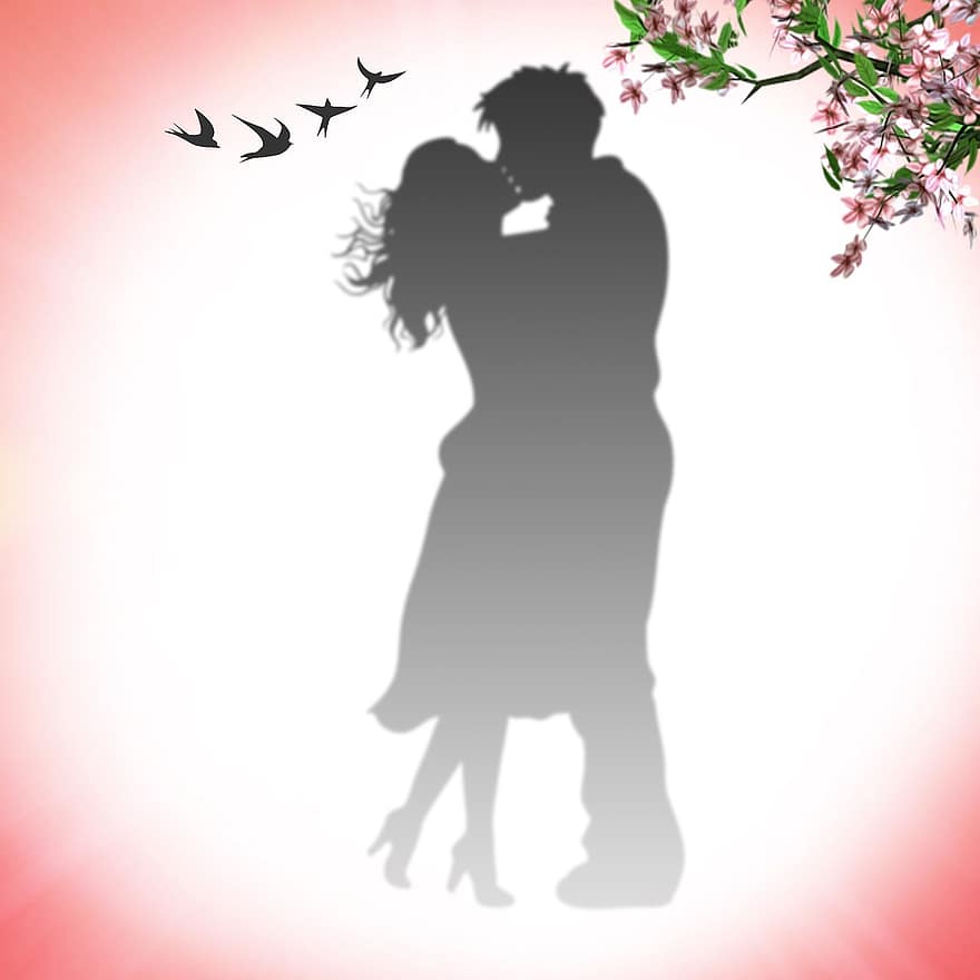 Il giorno di San Valentino, bacio, st valentin, baci, innamorato, amore, gioia, affetto, sentimenti, uomo, felicità