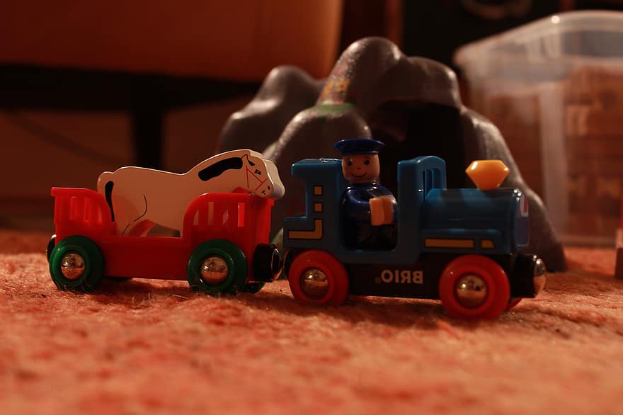 geležinkelis, lokomotyvas, transporto, Kalėdos, žaislas, automobilis, vaikas, mažas, vaikystėje, transportavimas, ratas