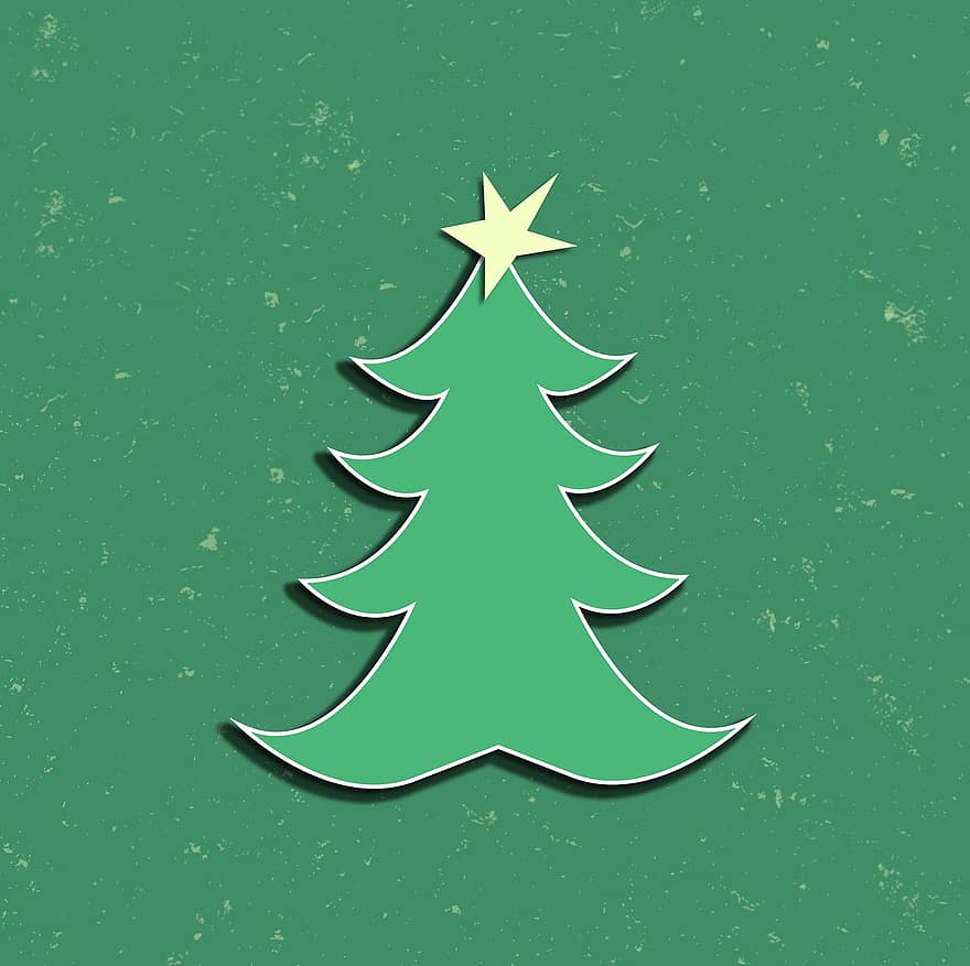 Navidad, árbol, decoración, vacaciones, diciembre, celebracion, invierno, azul, rojo, temporada, atmósfera