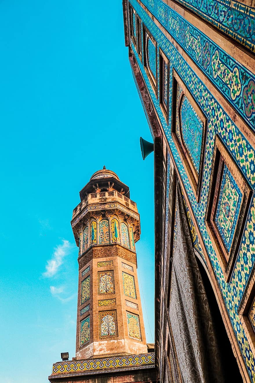 moskee, Lahore, Pakistan