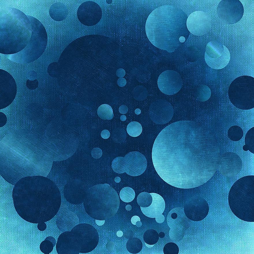 fragment, cercle, imatge de fons, tela, blau