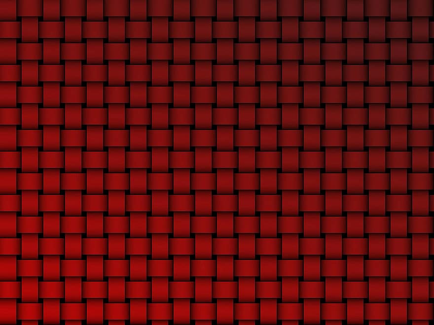 Woven, Red, Pattern, Background, Backdrop, Weave, Basket, Texture, Textured, Geometric