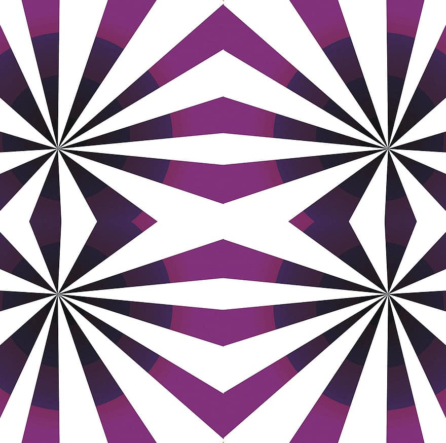 幾何学的な、角度、形、色合い、紫の、バイオレット、白、グレー、爆発、放射する、バースト