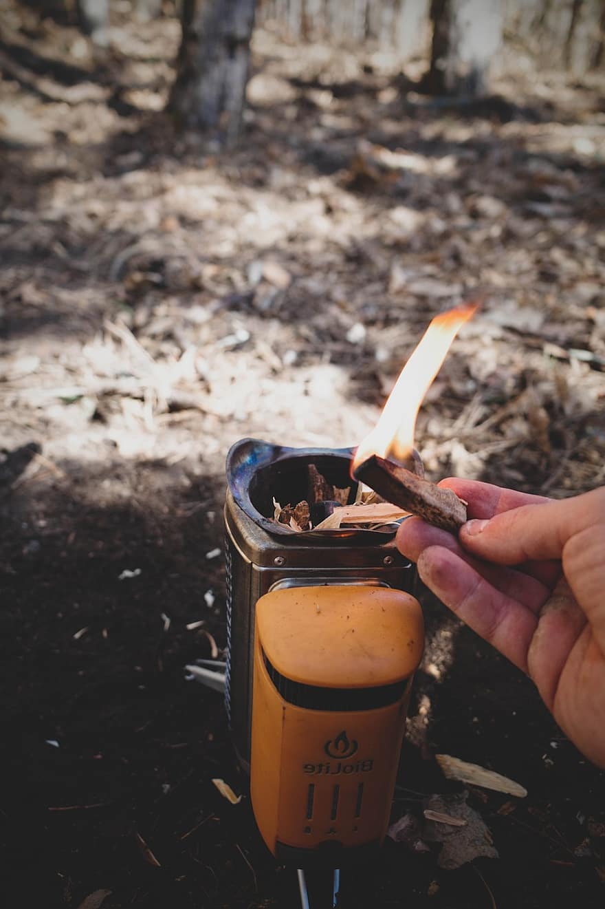 ognisko, ogień, las, przeżycie, bushcraft, Las, płomień, zjawisko naturalne, ciepło, temperatura, palenie