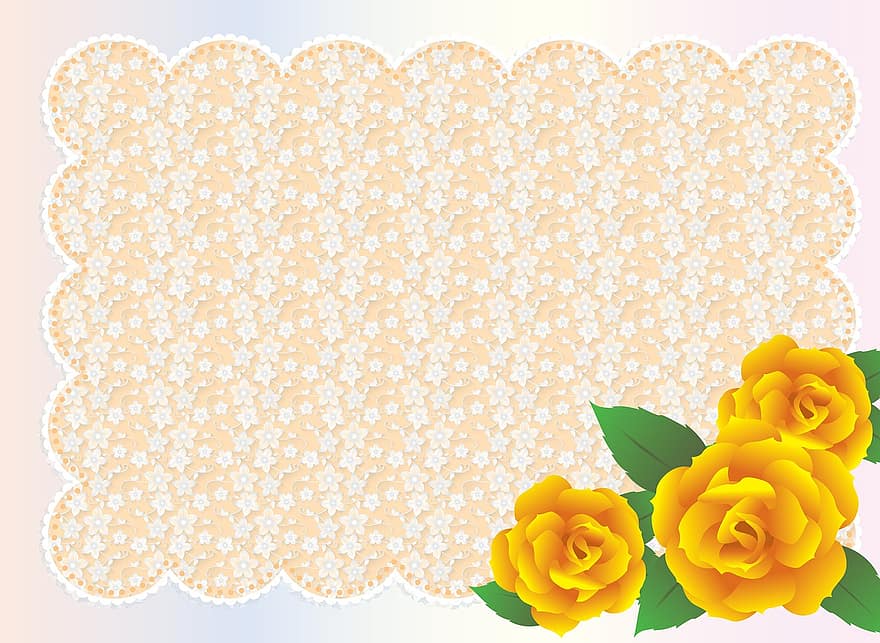 Blomstert utklippsbokpapir, gule roser, papirblomster, scrapbooking, digitalt papir, bakgrunn, papir, blomst, rose, gul, utklippsbok