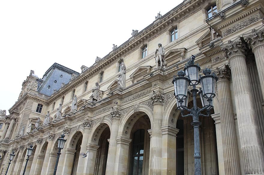 Pariisi, säleventtiili, arkkitehtuuri, rakennus, julkisivu, pylväät, Basso-relief, kaari, kuuluisa paikka, rakennuksen ulkoa, rakennettu rakenne