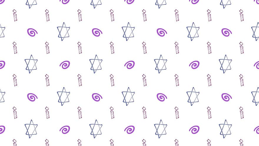 Stars, Star Of David, Magen David, Jewish, Judaism, Jewish Symbols, Religious, Religion, Background, Wrapping, Digital Paper