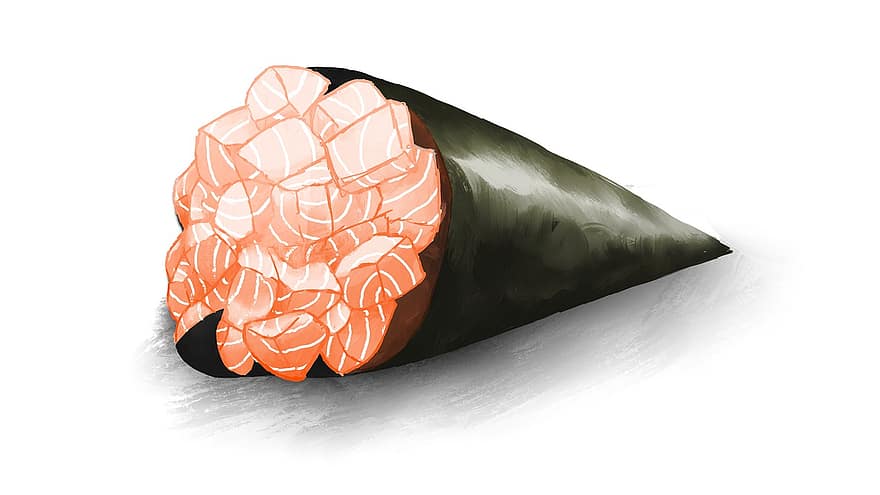 temaki, Sushi, saudável, comida japonesa, Comida, japonês