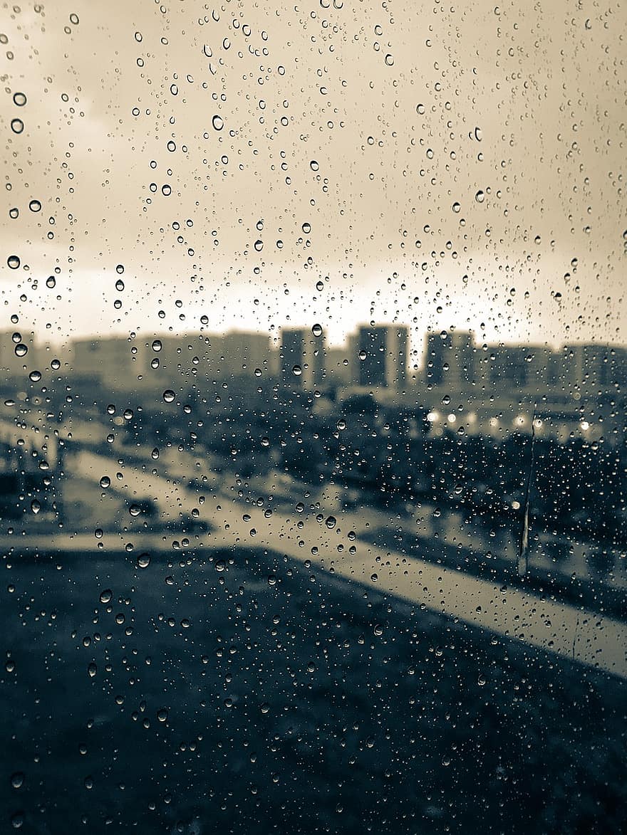 Анкара, дъжд, природа, небе, Турция, вода, зима, настроение, буря