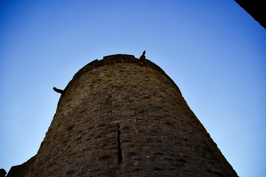 το κάστρο, carcassonne, πύργος