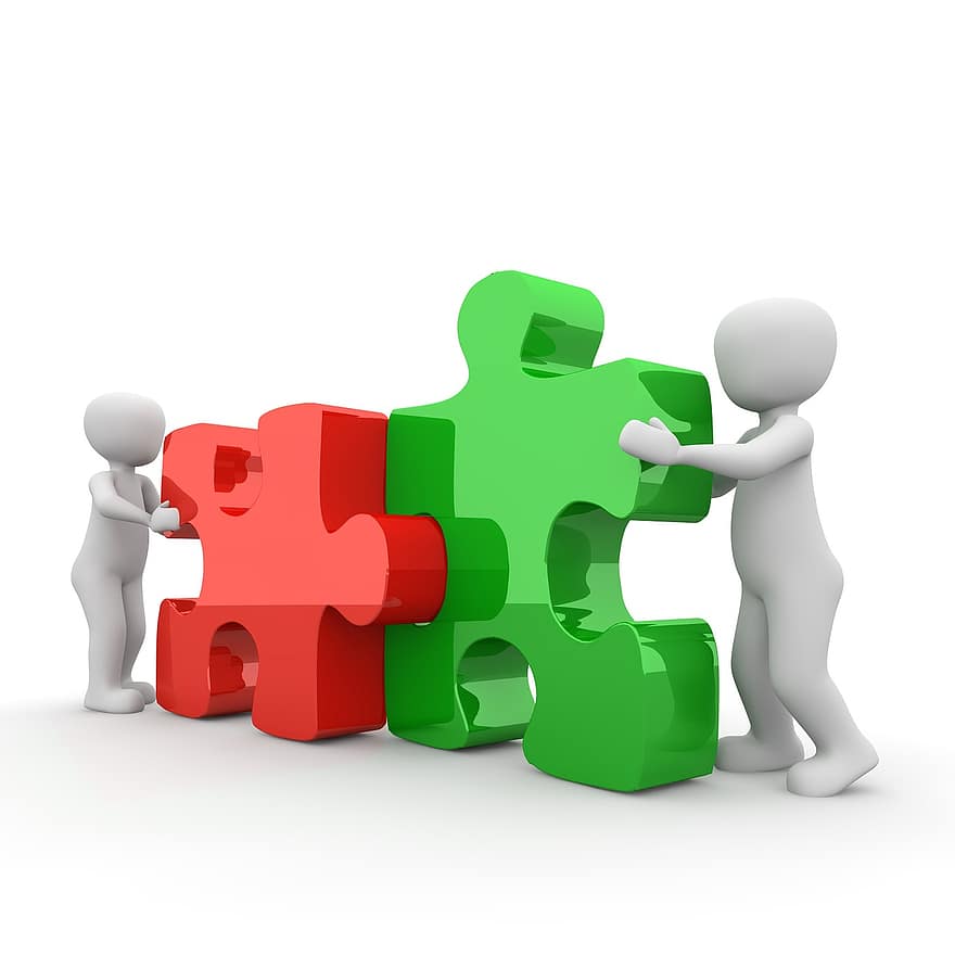 Puzzle, Cooperation, Partnership, Together, Team, Teamwork, Strategy, Collaborations, Connect