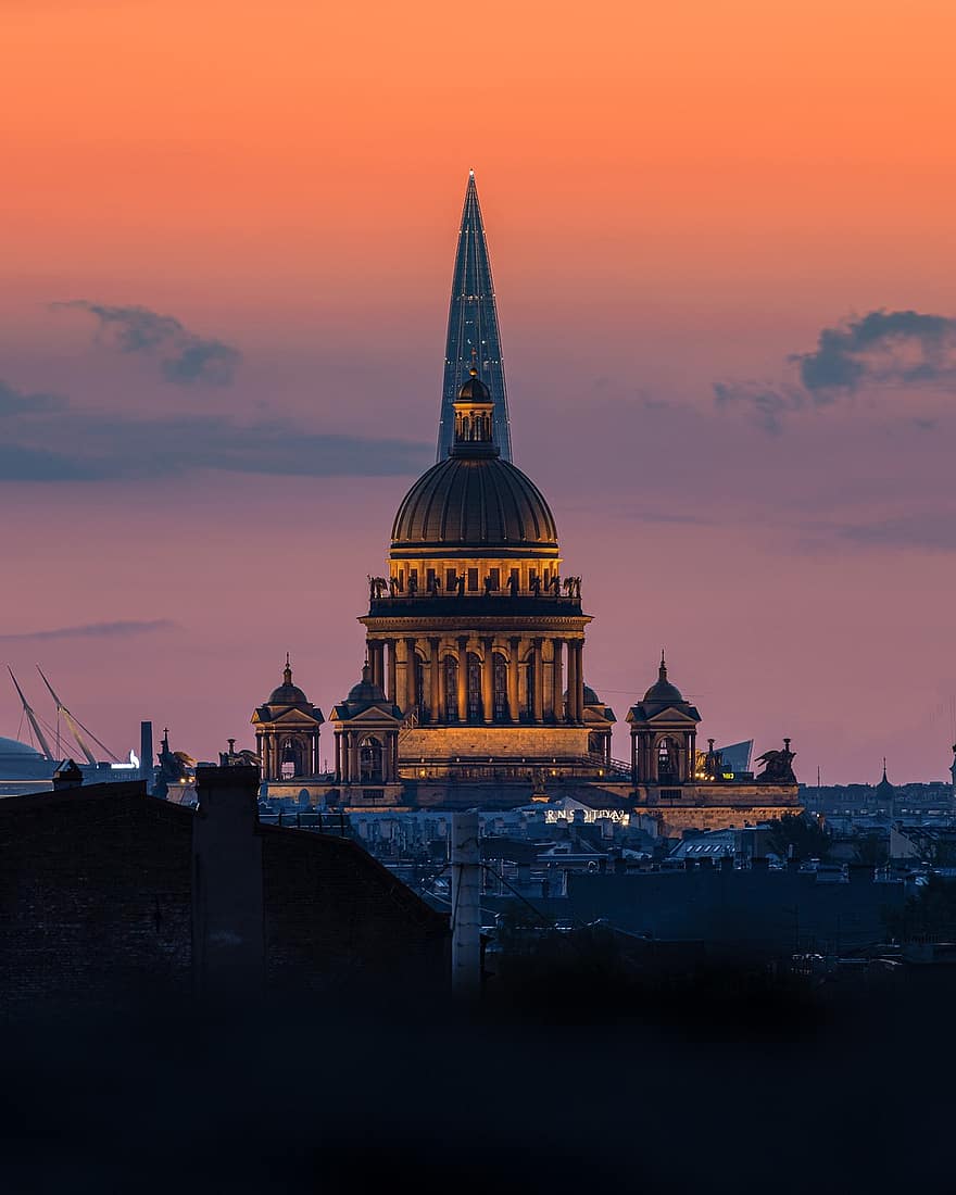 Saint Isaac Cathedral, St Petersburg, Building, Russia, Museum, Skyscraper, Architecture, Landmark, Cathedral, Church, Russian Orthodox Church