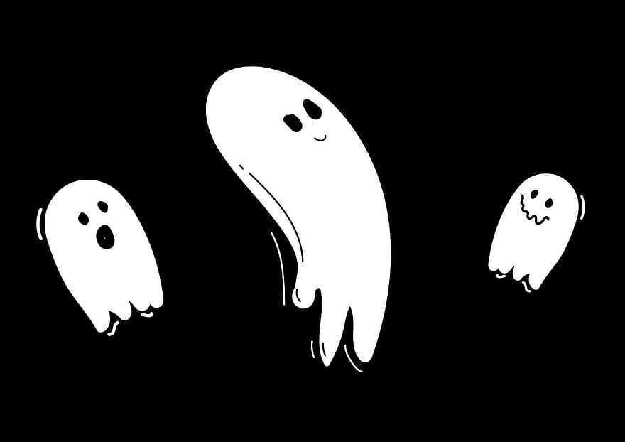 fantasma, Halloween, sfondo, sfondo spettrale