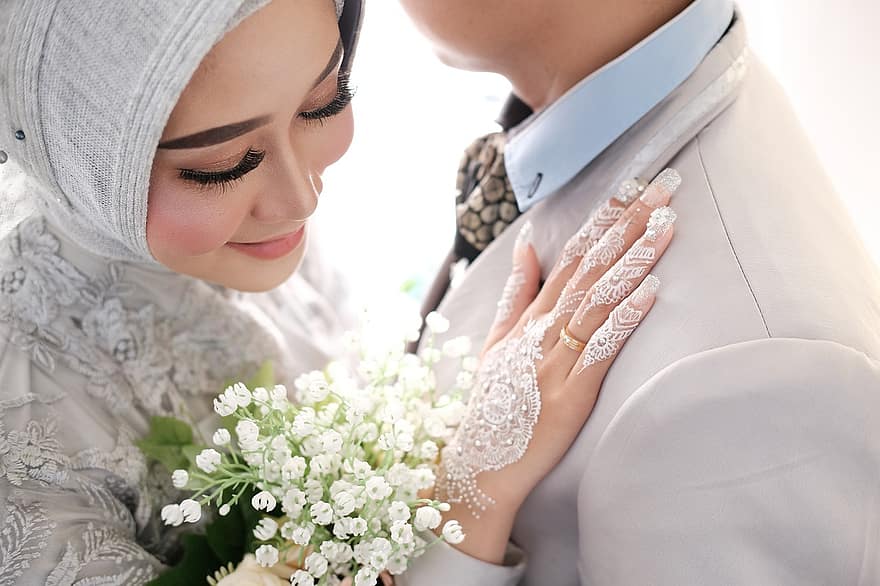 Wedding, Love, Romance, Affection, women, bride, married, men, adult, bridegroom, beauty