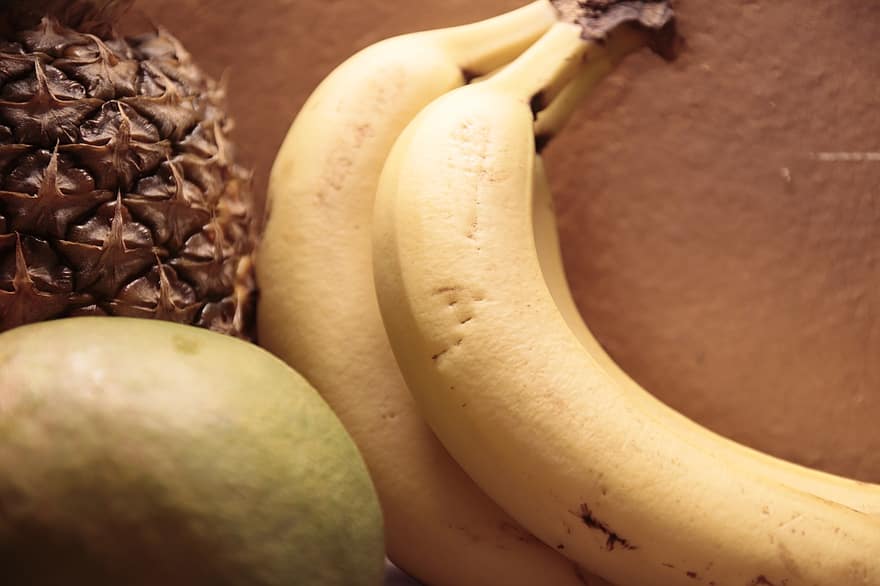 Fruta, plátano, orgánico, tropical, sano, vitamina, nutritivo