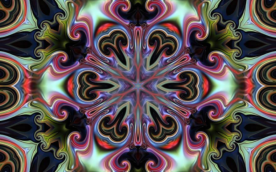 Mandala, Symmetric, Pattern, Background, Wallpaper, Rose Window, Symmetry, Abstract, Rosette, Swirl, Twirl