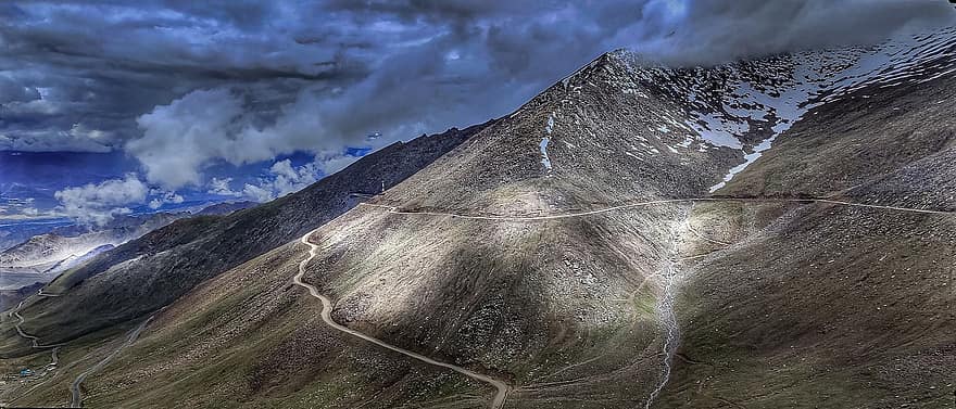 Inde, les montagnes, la nature, Ladakh, Cachemire, himalayas, paysage, Asie