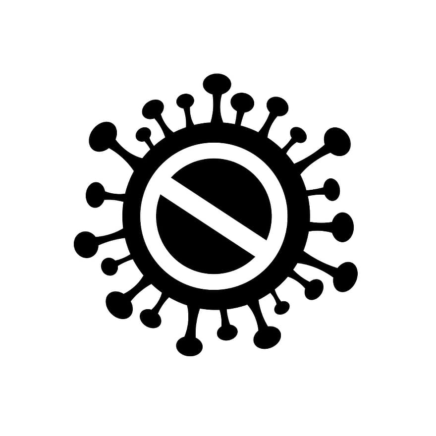 COVID-19, значок, логотип, пандемия, коронавирус, SARS-CoV-2, вирус, болезнь, корона, патогенный микроорганизм, эпидемия