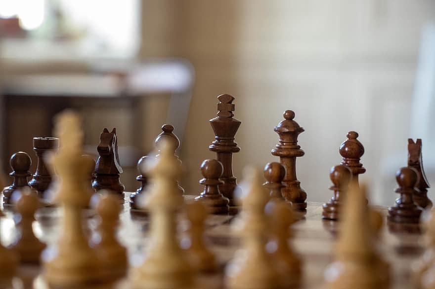 permainan, catur, naik, papan catur, papan permainan, potongan catur, strategi, taktik, bermain, tantangan, permainan catur
