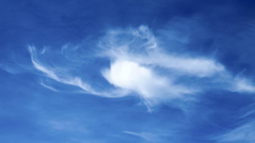 Sky, Cloud, Cirrus, Background, Desktop, Nature, Weather, Atmosphere, Blue, Summer, Clear Day