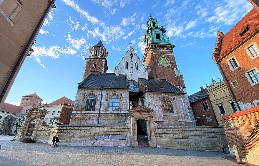 Cattedrale, viaggio, turismo, Wawel, castello, Cracovia, Polonia, città
