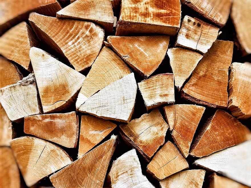 hout, brandhout, gestapeld, gehackt, kammen snijden, beukenhout, loofboom, logboek, haard, oven, brand