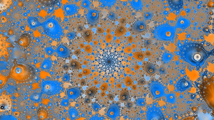 fractal, arta fractală, abstract