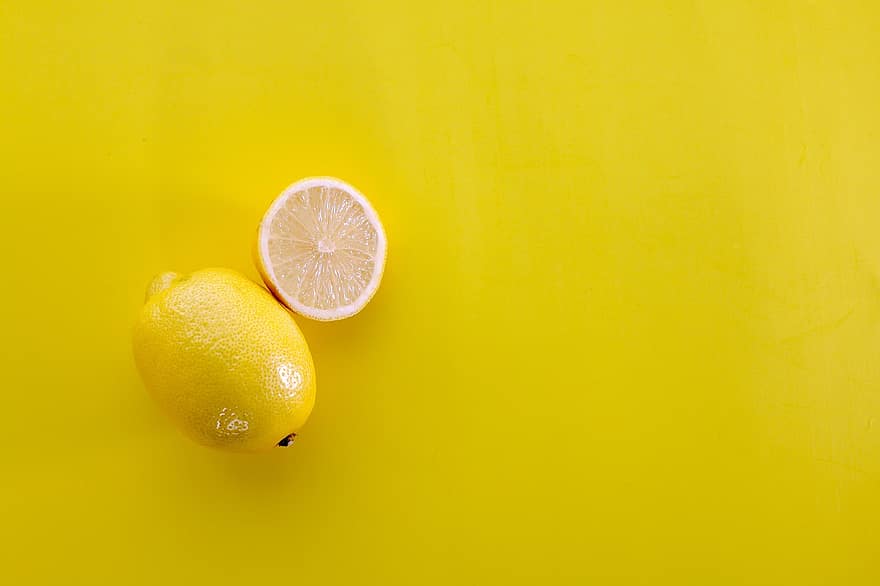 плодове, лимон, цитрусов, здрав, витамин Ц, прясно, съставна част, органичен, кисел