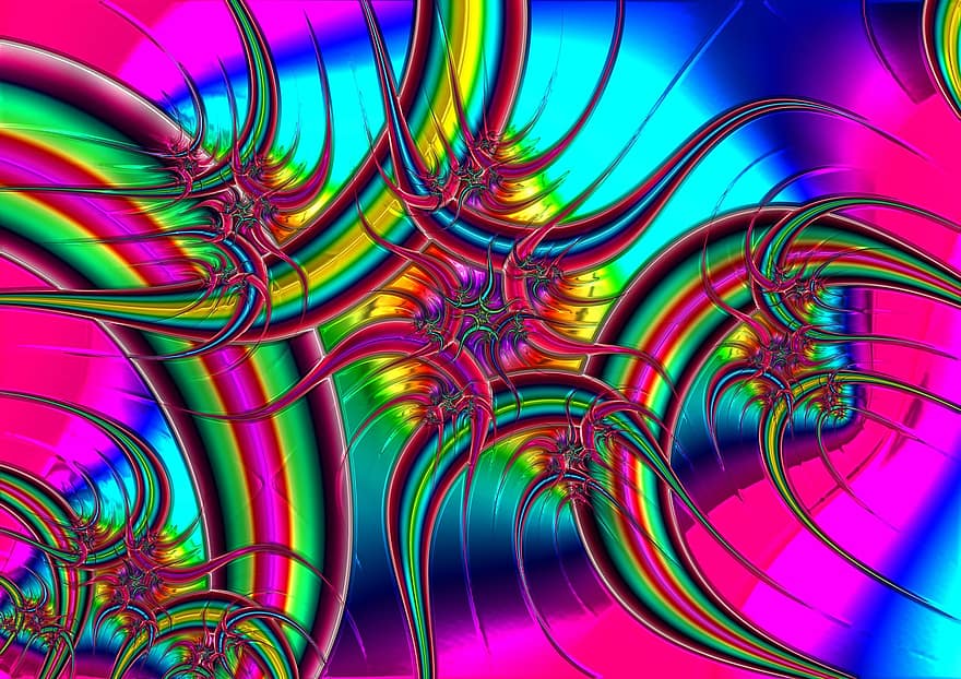 fractal, patroon, abstract, het formulier, chaos, chaotisch, algoritme, Appelmannetjes, Mandelbrod, kleurrijk, Chaos theorie