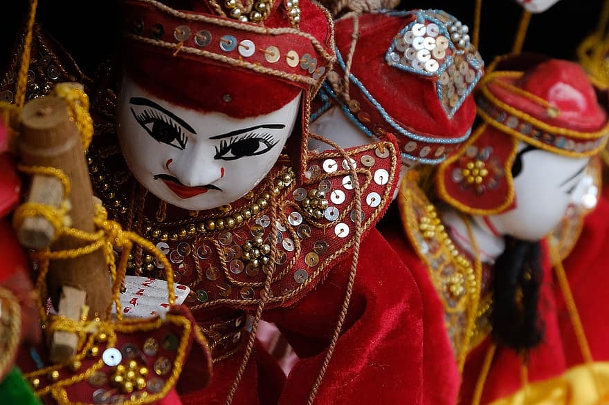 marionetă, Jucărie Zawgyi, jucărie, myanmar, cultură, fotografie, Bagan