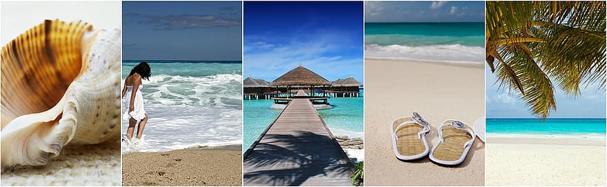 السفر ، عطلة ، الصيف ، سائح ، السياحة ، شاطئ بحر ، المسافر ، رحلة قصيرة ، محيط ، مرح ، أسلوب الحياة