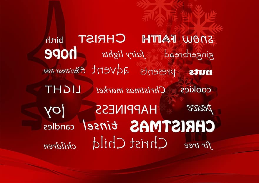 Christmas, Words, Rotnadvent, Joy, Christmas Tree, Festival, Decoration, Advent, Embassy, Father Christmas, Harmony