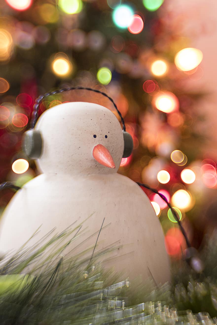snømann, ferie, dekorasjon, jul, bakgrunn, vinter, ornament, lykkelig, hvit, xmas, feiring